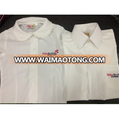 Girls boys shirts school uniform shirts white schools shirts for kids