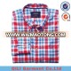 2016 latest design mens long sleeve shirt checked man shirt