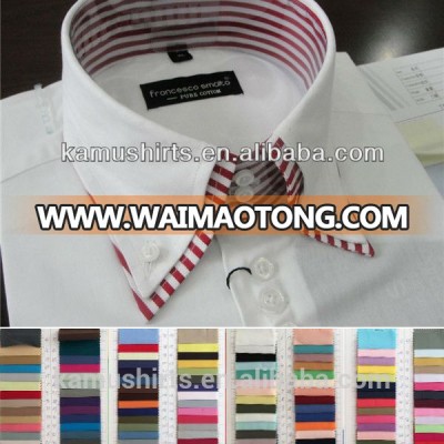 High double collar shirts for man Italian designs shirts mens dress shirt