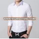 business men formal long sleeve solid color white dress shirt