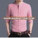 newest design mens stripes mandarin collar slim fit dress shirt